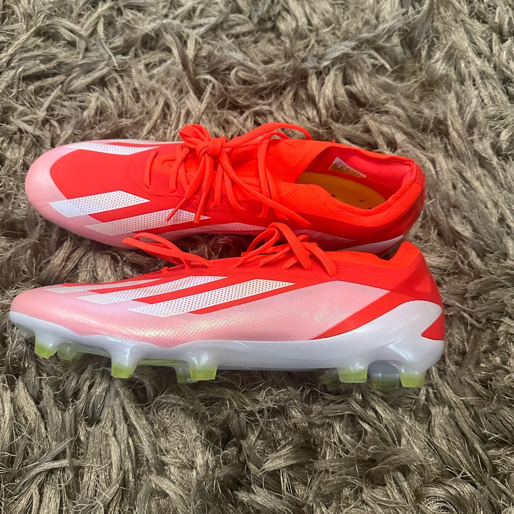 adidas Red and White Athletic Shoes